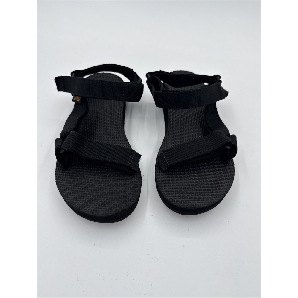 Teva Original Universal Sandal Low Heel Flat Toe BLACK Women's US 6 Hiking